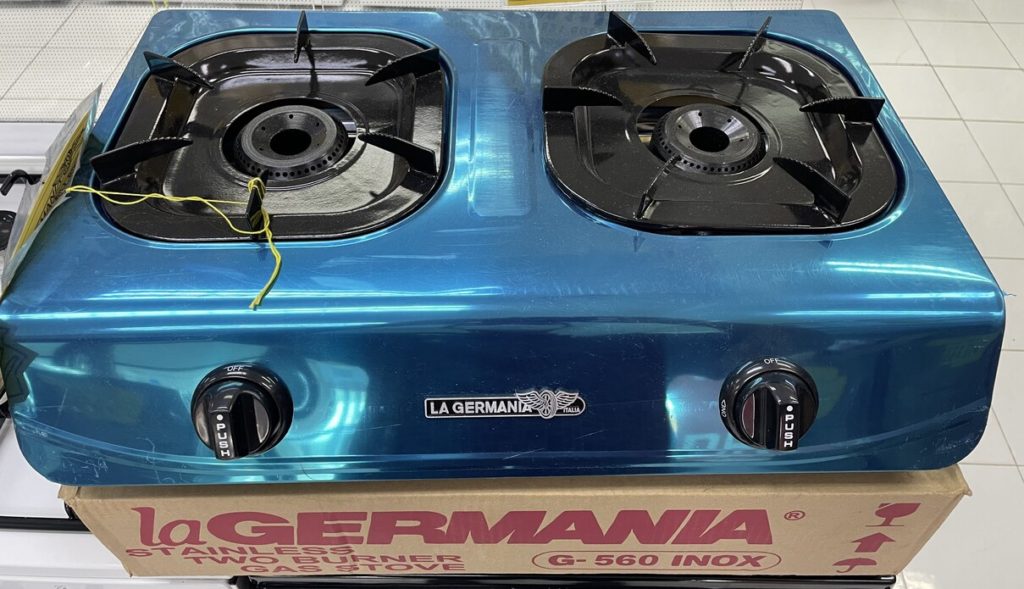 La Germania Gas Range Double Burner G-560X INOX - Emilio S. Lim Appliances