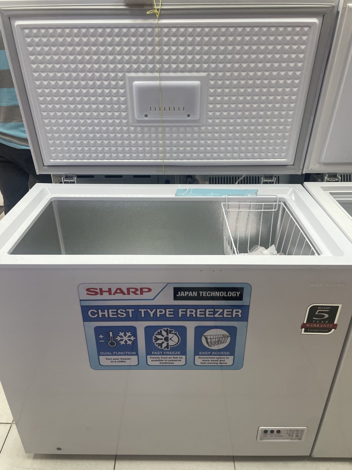 Sharp 7.5 CU. FT. Chest Freezer FRV212 Emilio S. Lim Appliances