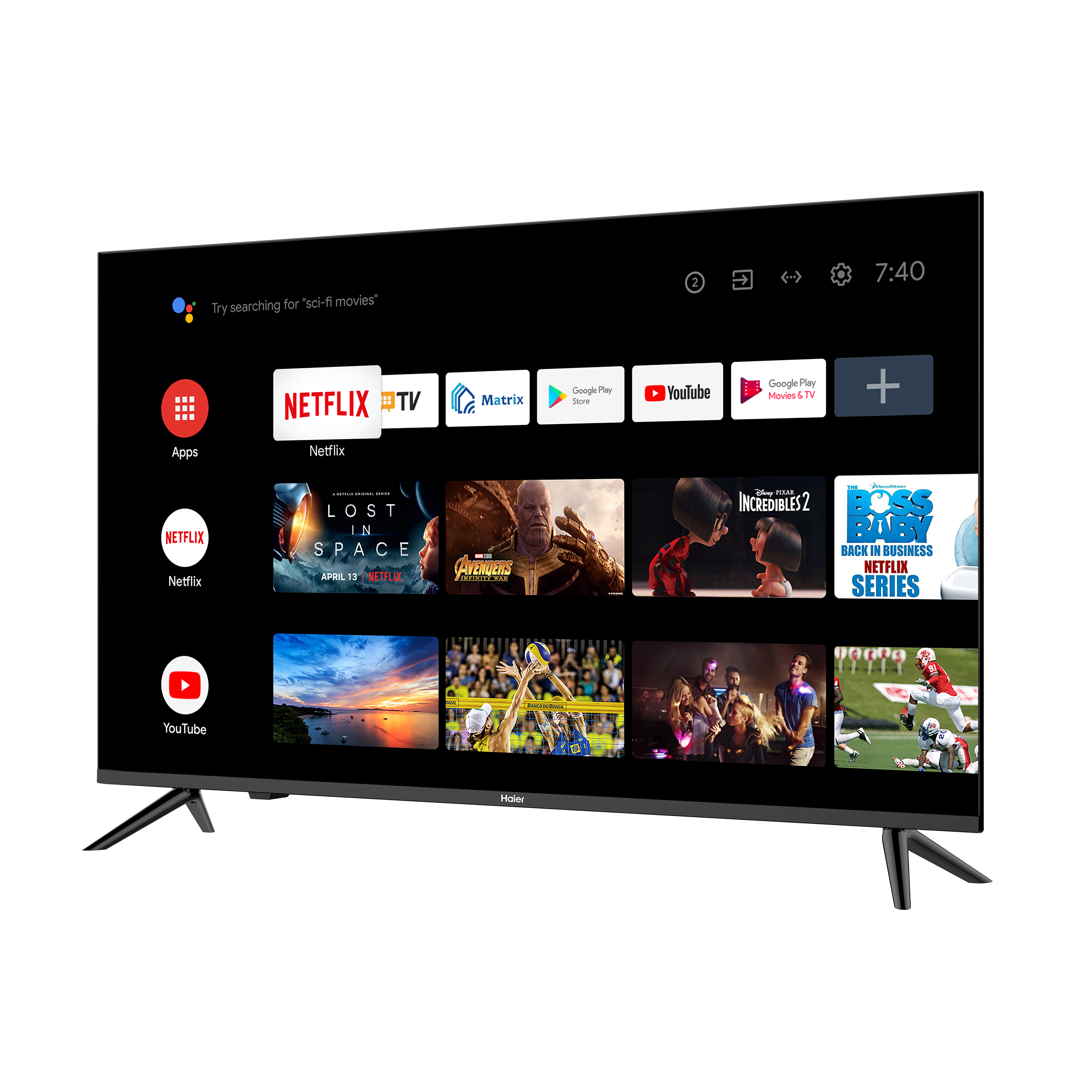 Haier 32″ Smart Android LED TV H32K68HG - Emilio S. Lim Appliances