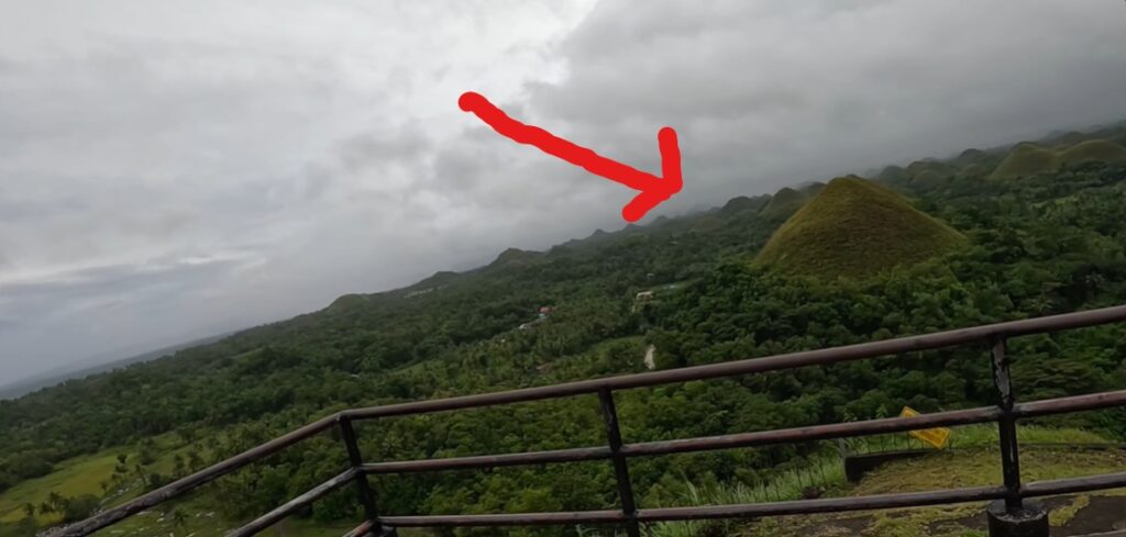 A panoramic view of the Chocolate Hills in Bohol, Philippines
