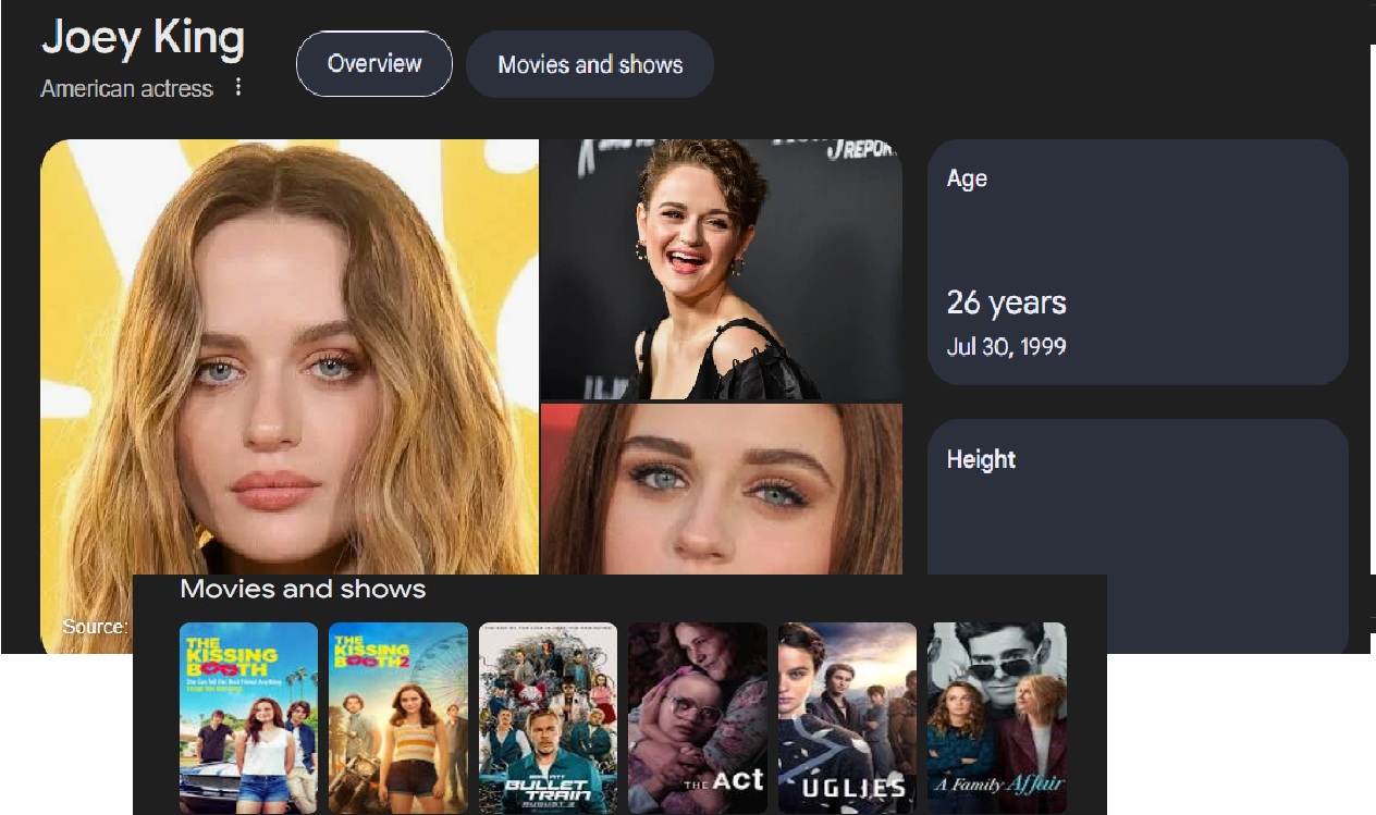 Joey King Movies and TV Shows view