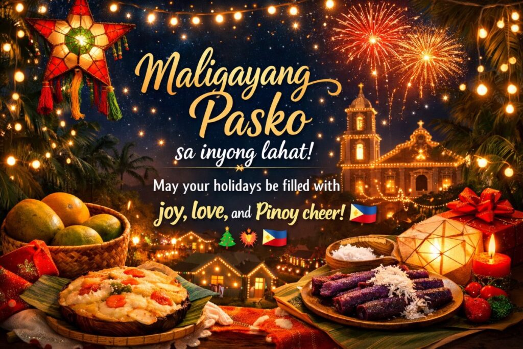 Christmas via WhatsApp, Christmas Wishes for WhatsApp, Instagram, Facebook & TikTok Status - Philippines Special