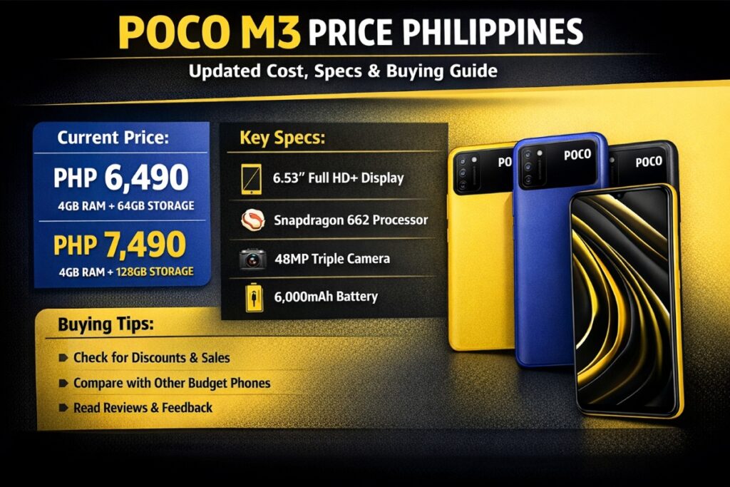 Poco M3 Price Philippines: Updated Cost, Specs, and Buying Guide