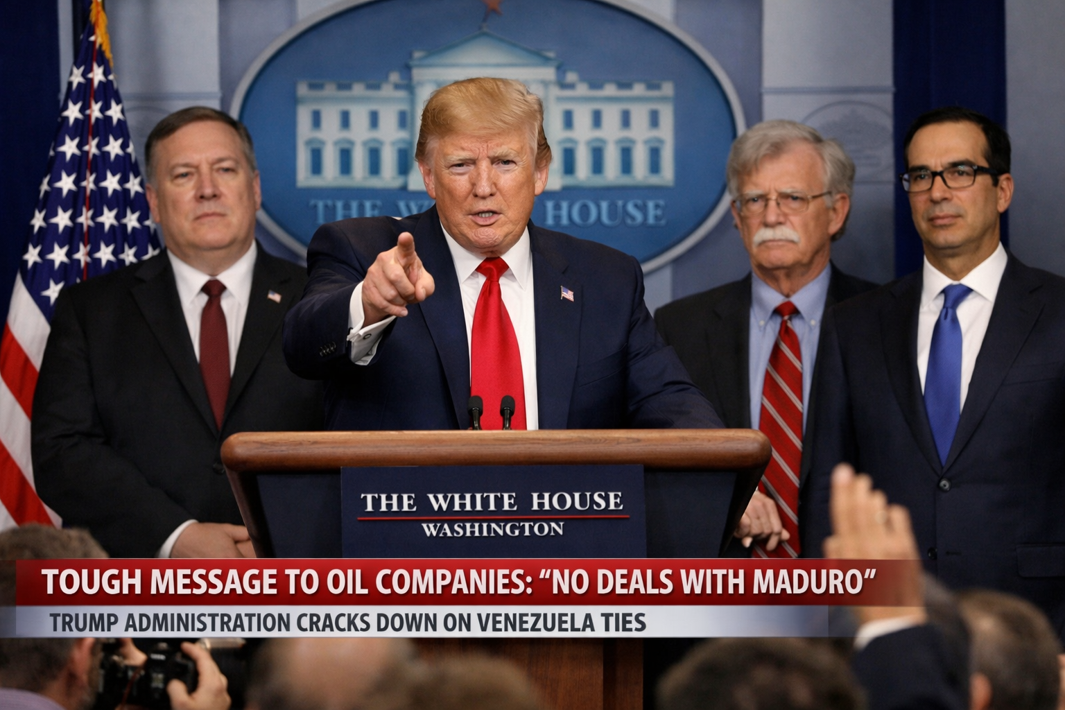 Trump Administration Sets Firm Tone to Oil Companies Regarding Venezuela